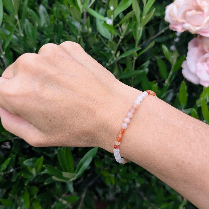 Support menopause gemstone bracelet 