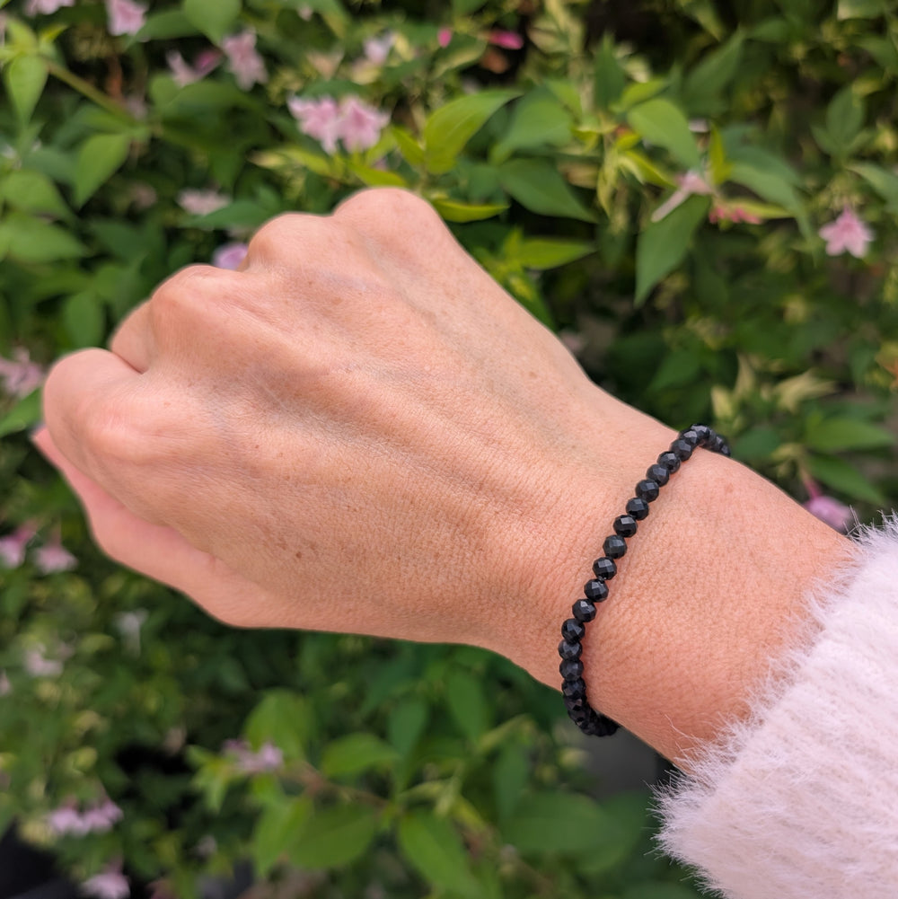 obsidian gemstone bracelet