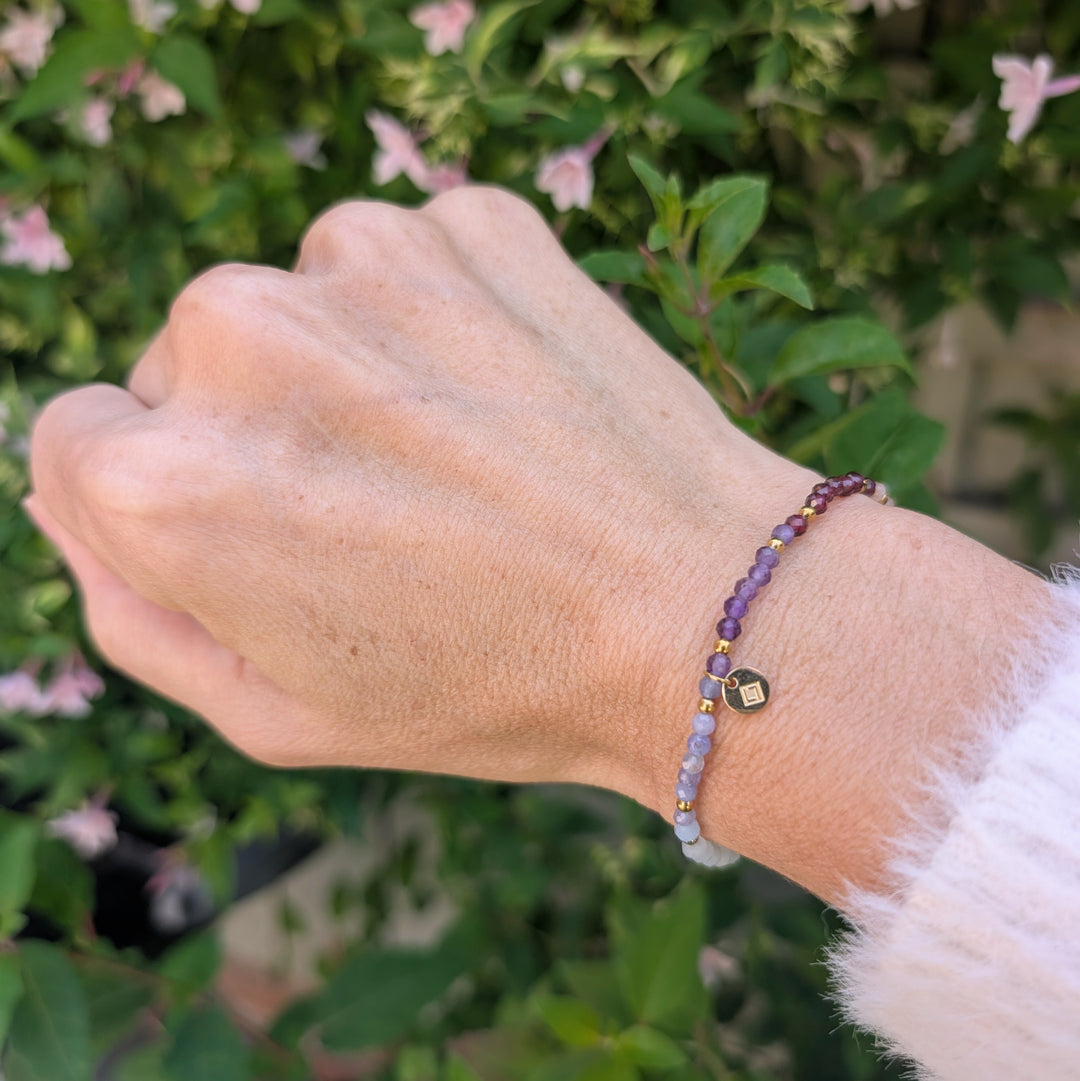 chakra energy balance gemstone bracelet