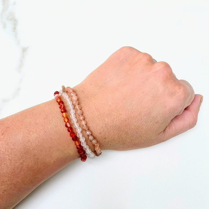 Support Through the Menopause Gemstone Bracelet Set