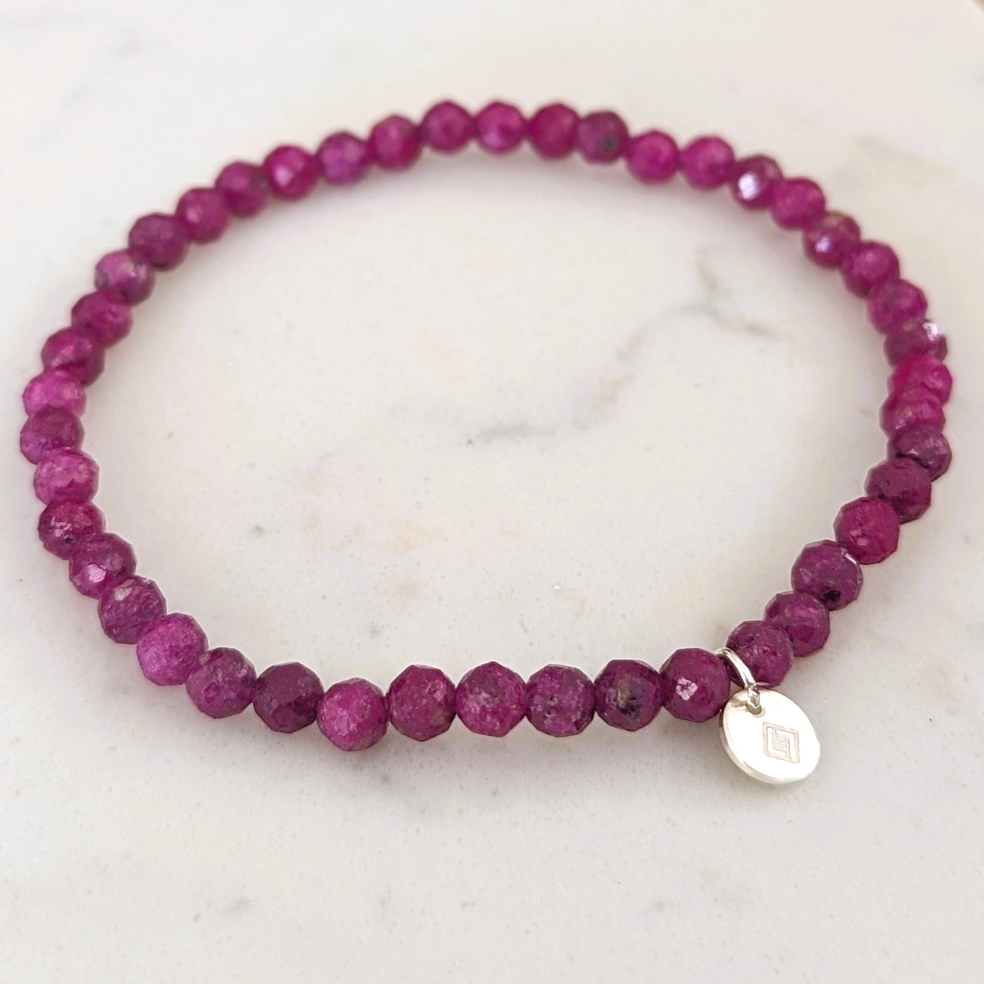 ruby gemstone bracelet