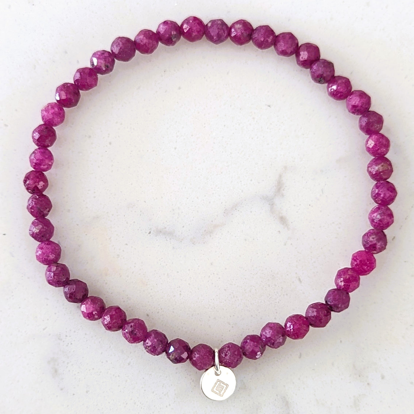 ruby gemstone bracelet