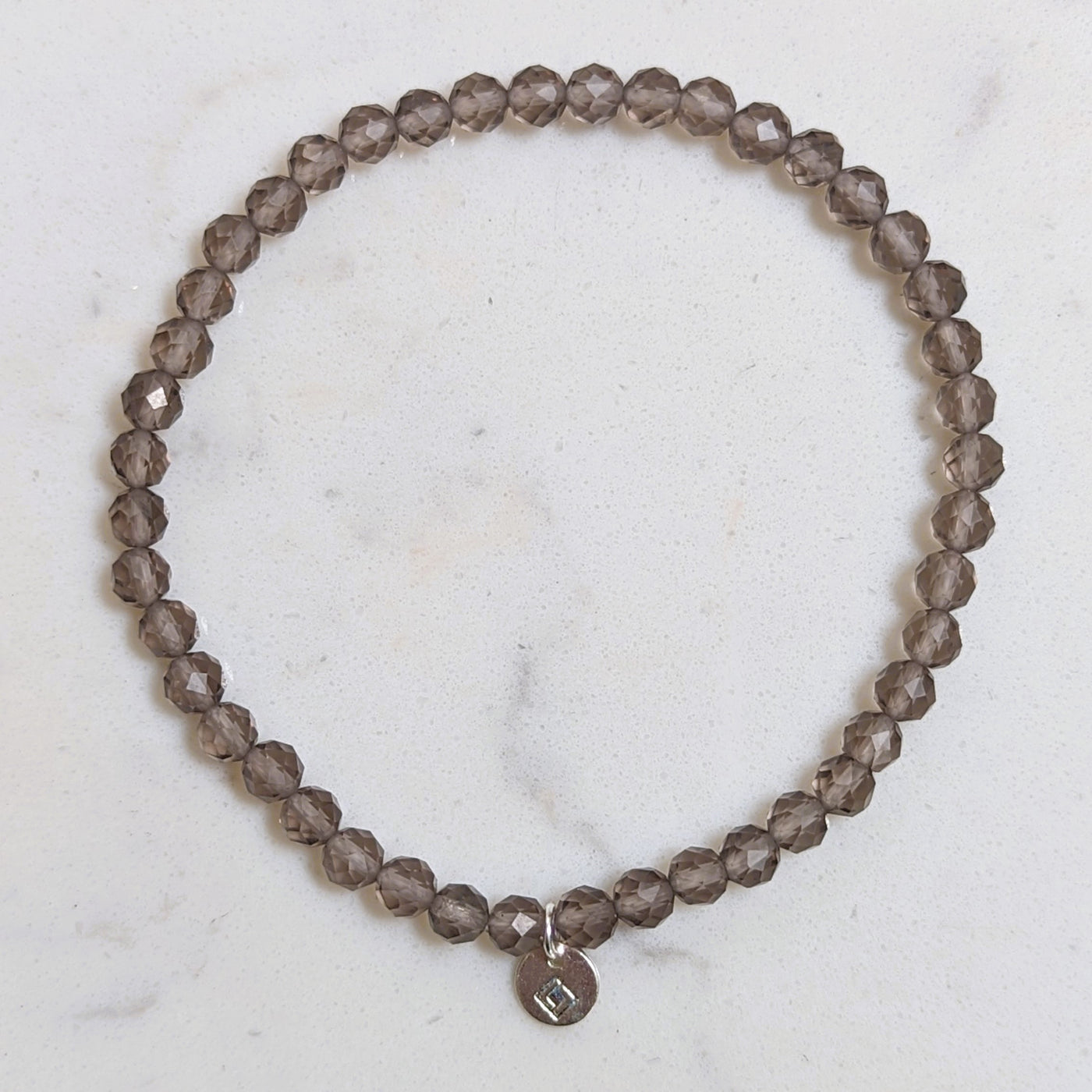 smokey quartz gemstone bracelet