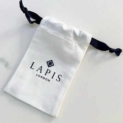 Lapis London cotton jewellery gift bag pouch