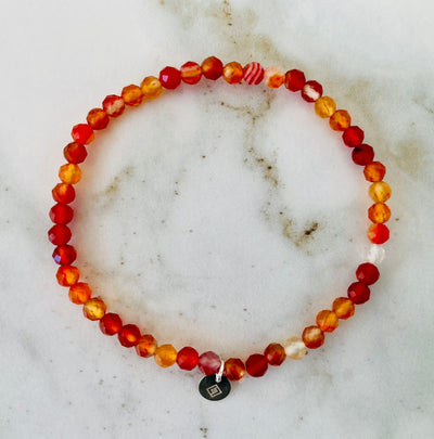 carnelian gemstone bracelet