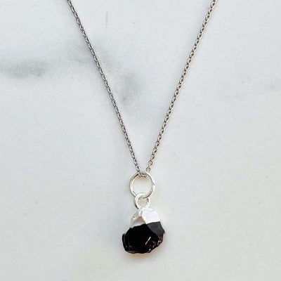 Garnet January birthstone necklace