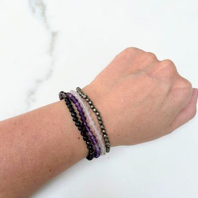 Lapis London Support Through Grief and Hard Times Gemstone Bracelet Quad