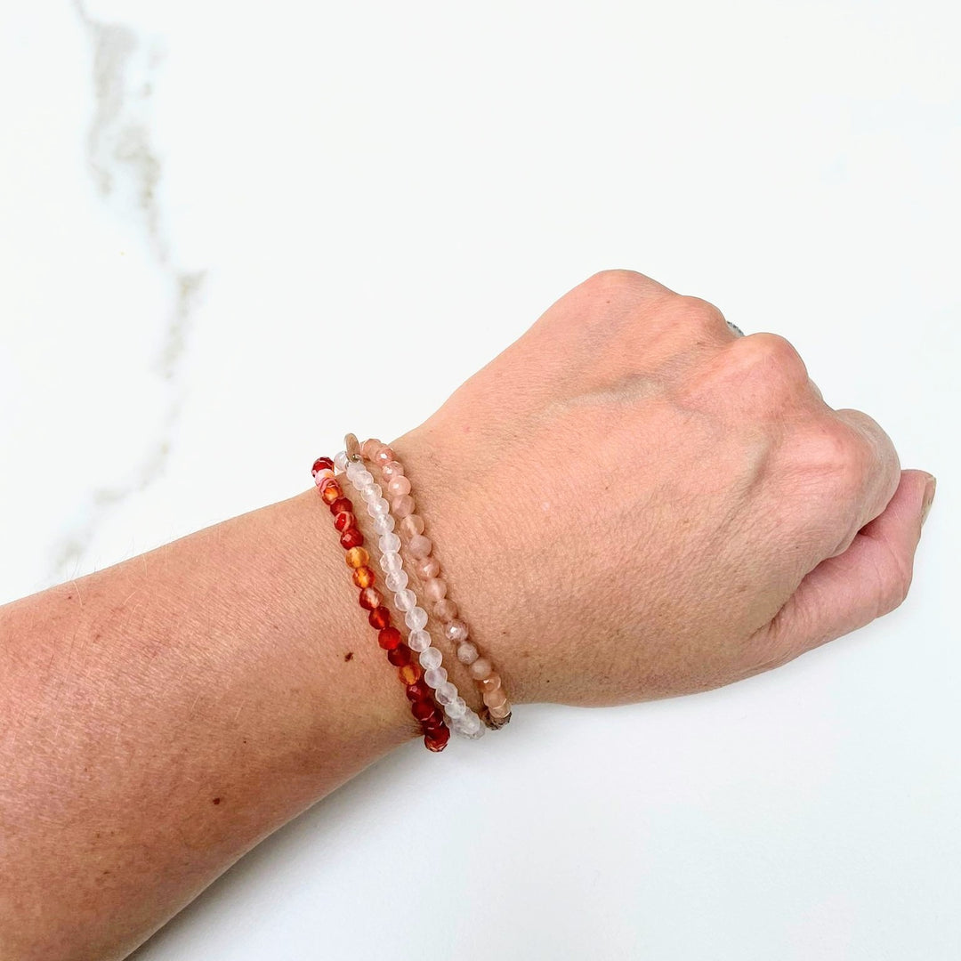 Lapis London Support Through the Menopause Gemstone Bracelet Trio