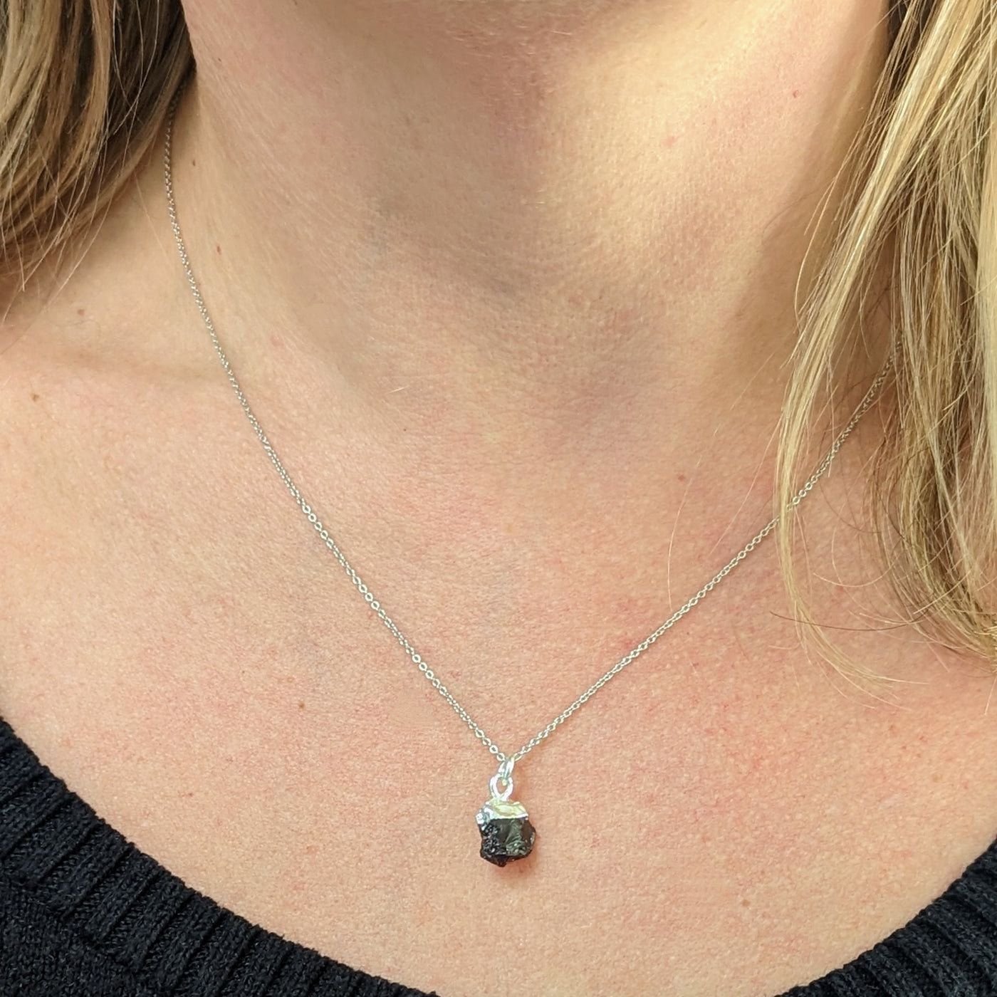 Garnet January birthstone necklace