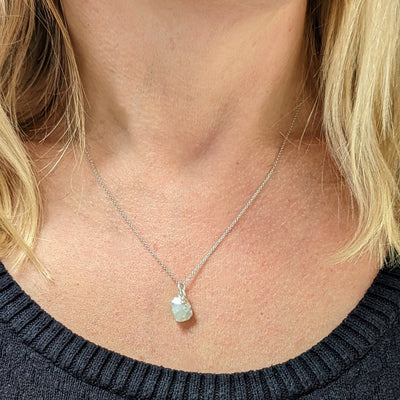 Moonstone June birthstone necklace