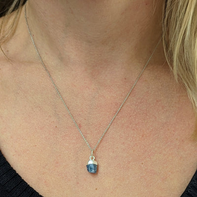 Sapphire September birthstone necklace