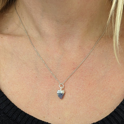 Tanzanite December birthstone necklace