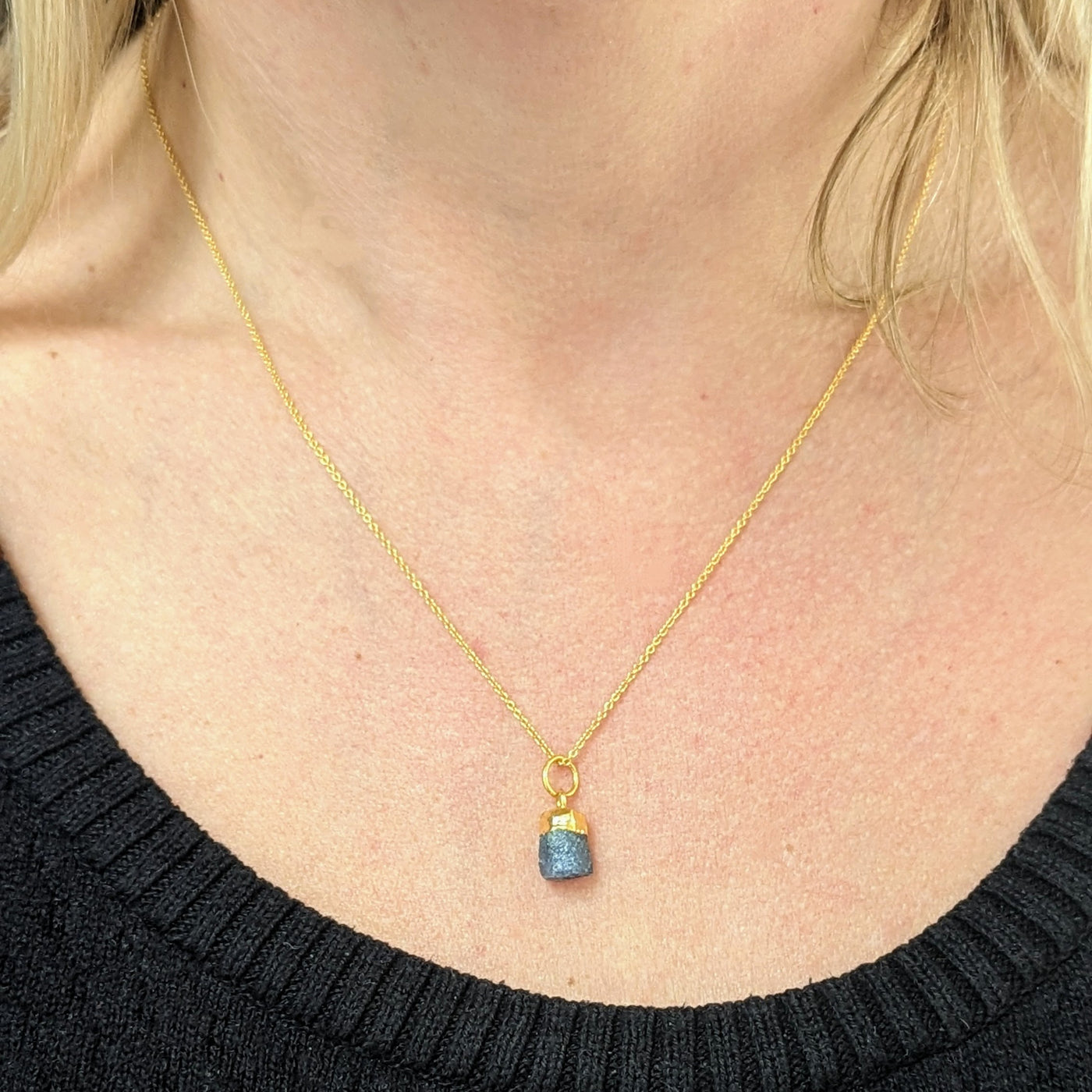 Sapphire September birthstone necklace