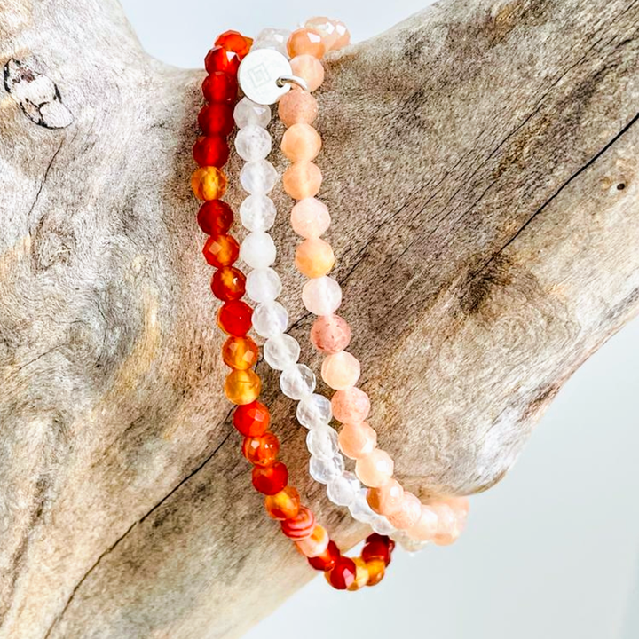 Lapis London Support Through the Menopause Gemstone Bracelet Trio