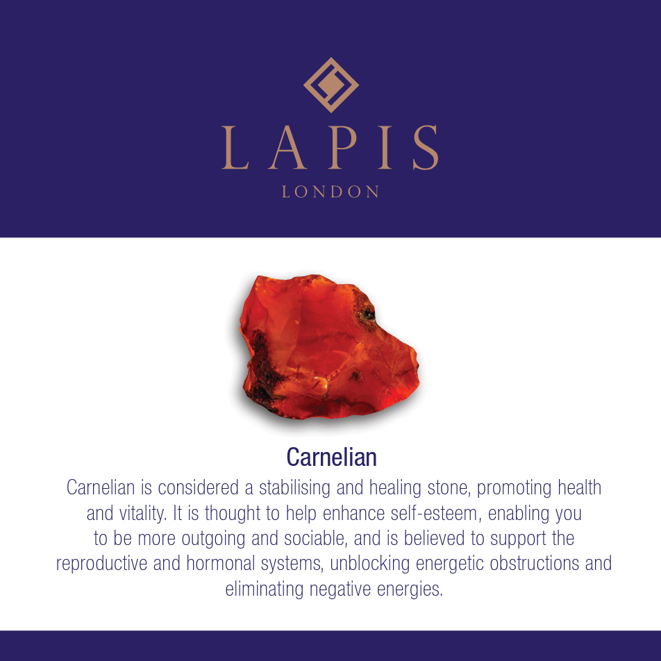 Carnelian Gemstone Bracelet - 4mm Faceted