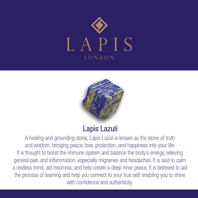 Lapis Lazuli Gemstone Bracelet - 4mm, Faceted