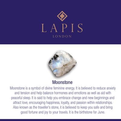 Moonstone Gemstone Intention Bracelet - 4mm, Faceted