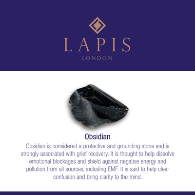 Lapis London Obsidian Meaning Card