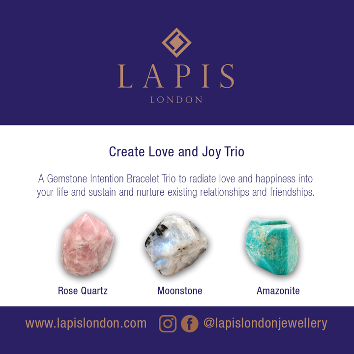 Create Love and Joy Gemstone Bracelet Set