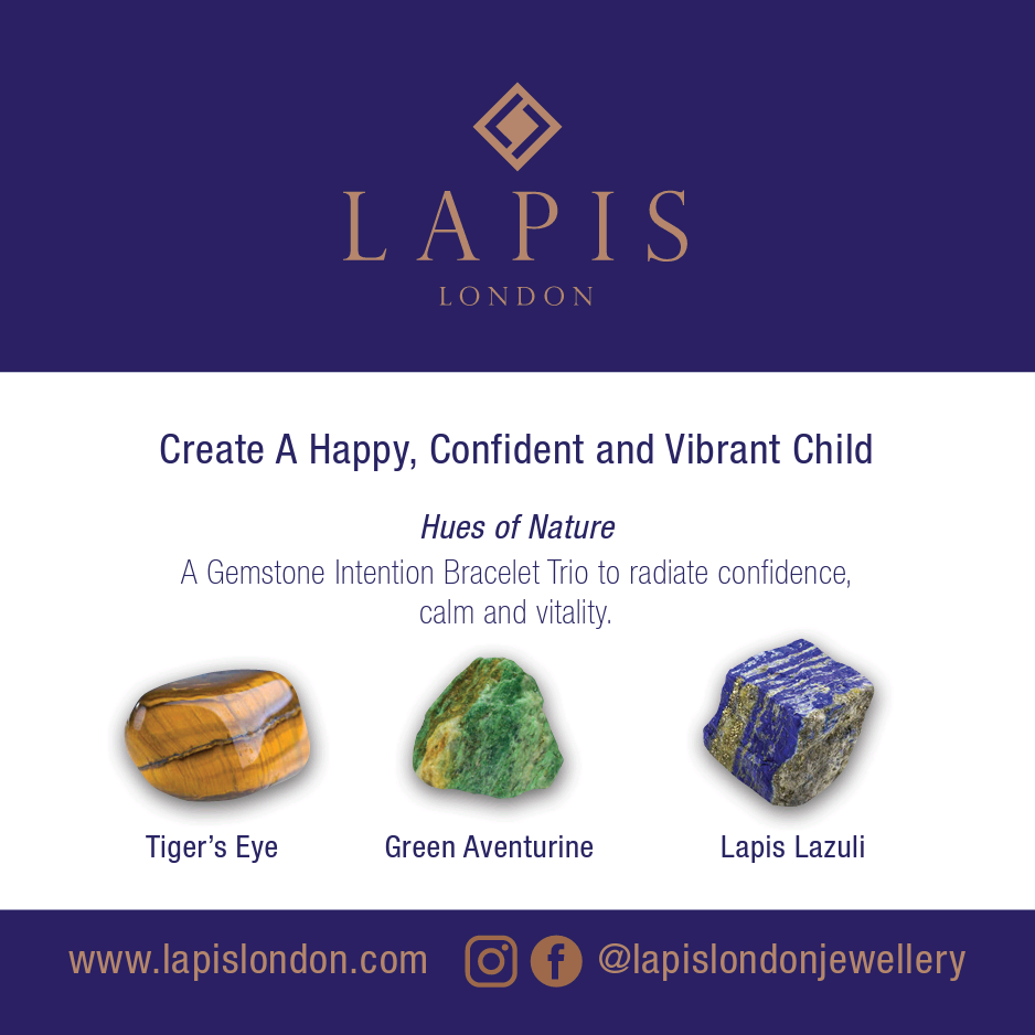 "Hues of Nature" - Happy, Confident and Vibrant Child -  Children's Gemstone Bracelet Set