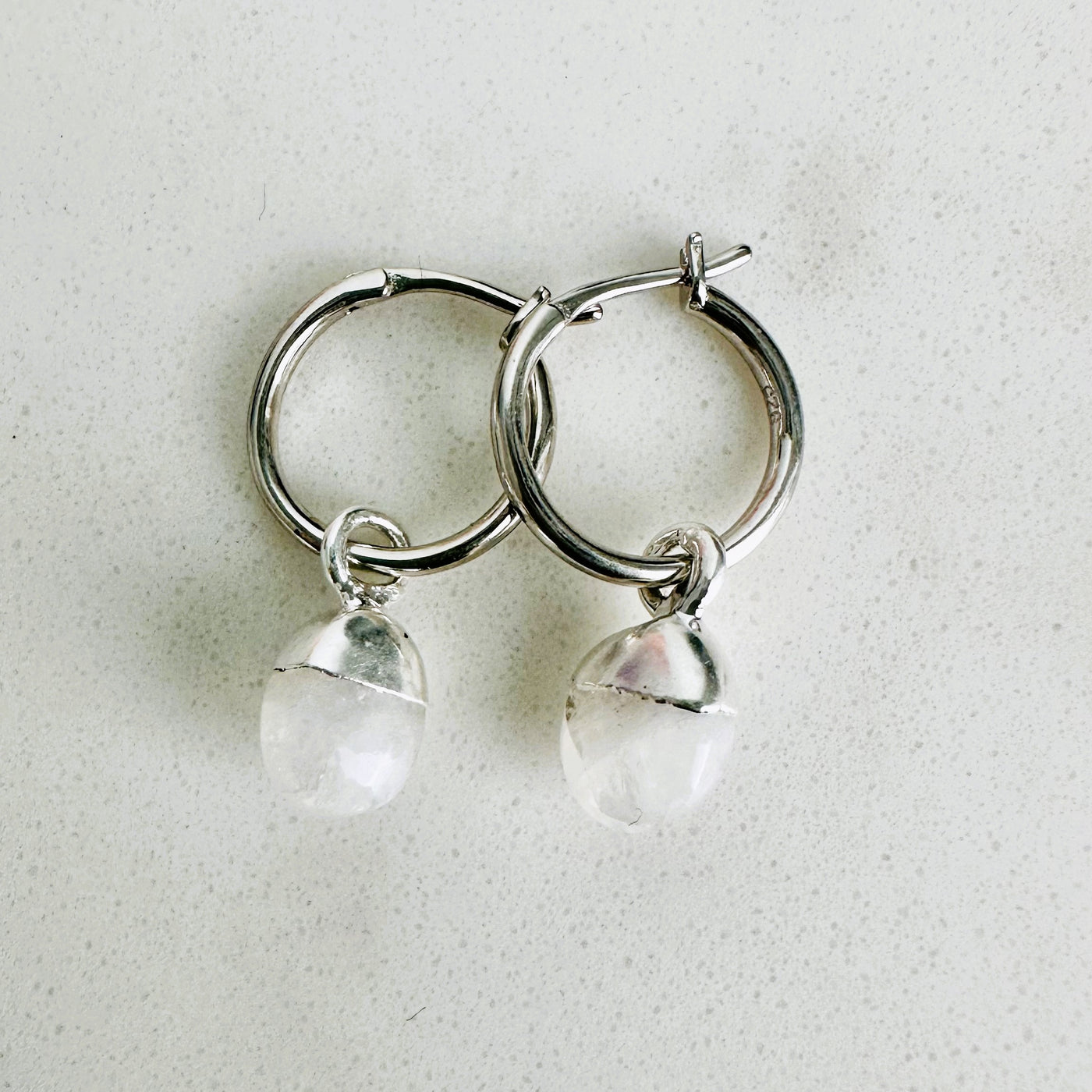 moonstone June birthstone earrings 