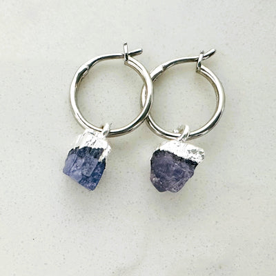 tanzanite December birthstone earrings